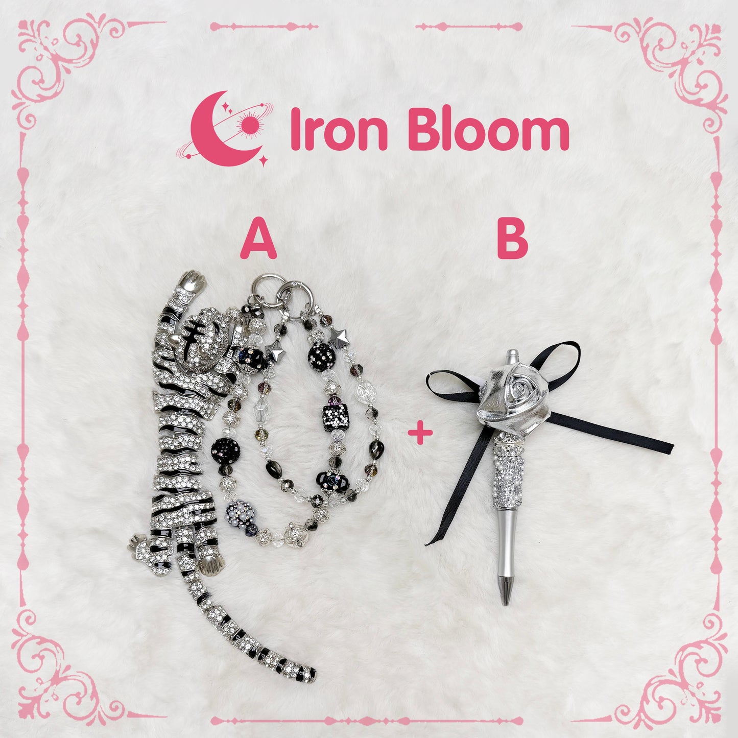 [Usharess]02. Iron Bloom – Tiger Charm & DIY Pen Set