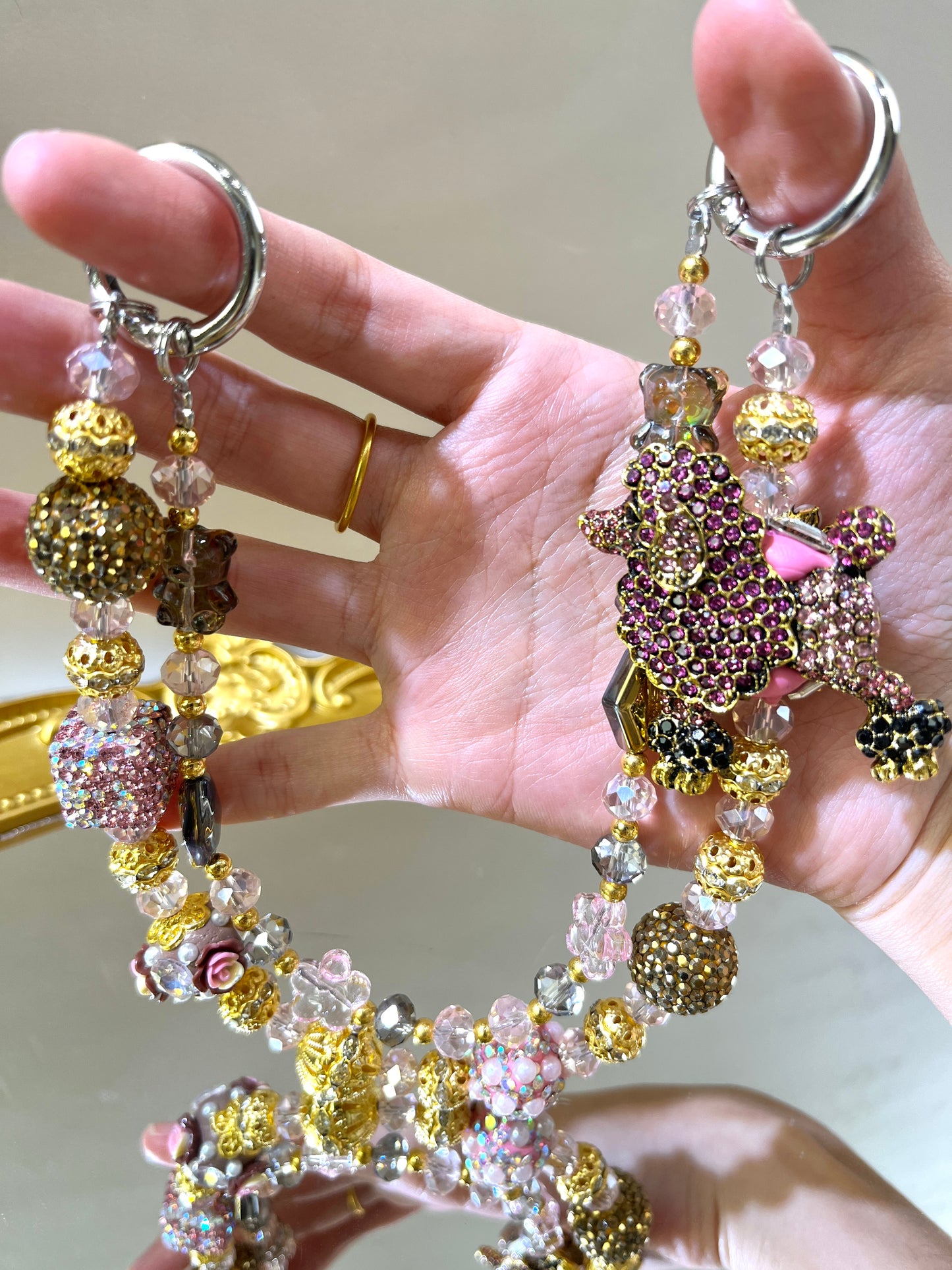[Usharess] Premium Phone Chain - PP-006 poodle