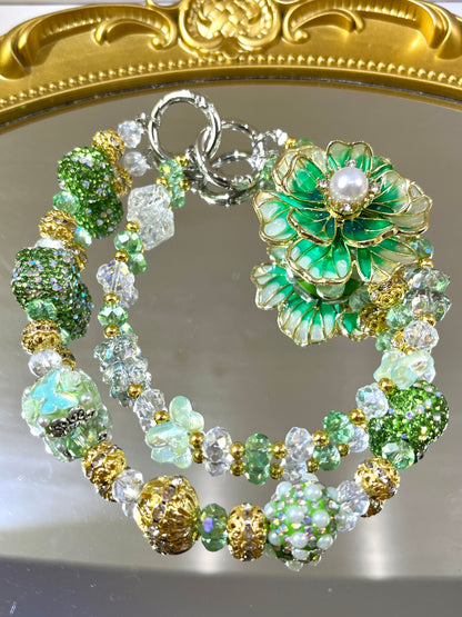 [Usharess] Premium Phone Chain - PP-007 flower