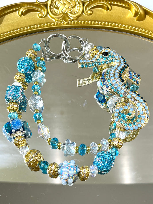 [Usharess] Premium Phone Chain - PP-010 seahorse