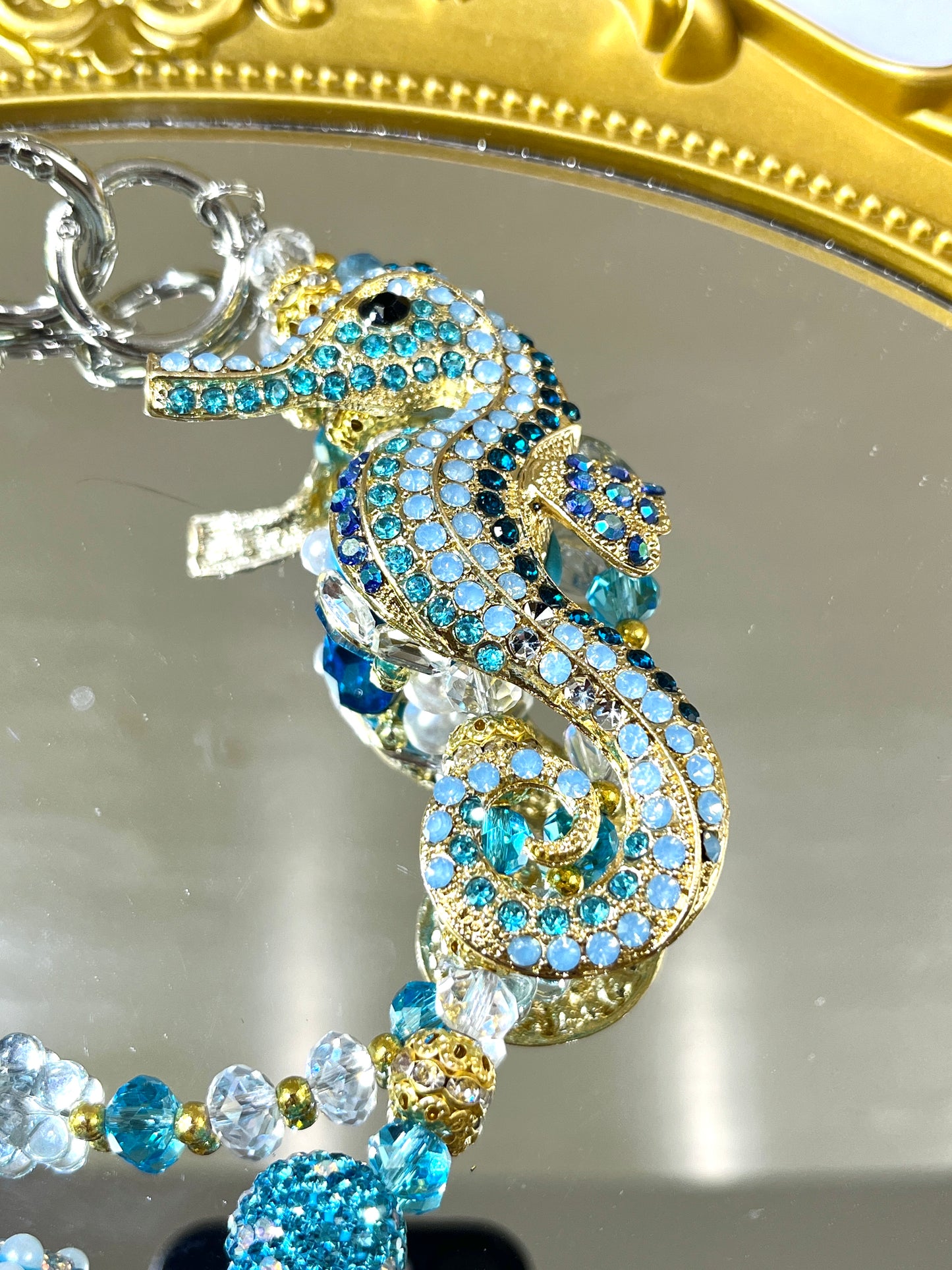 [Usharess] Premium Phone Chain - PP-010 seahorse