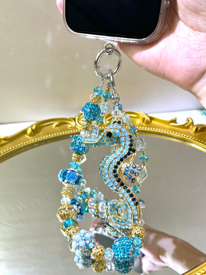 [Usharess] Premium Phone Chain - PP-010 seahorse