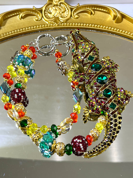 [Usharess] Premium Phone Chain - PP-011 Crocodile