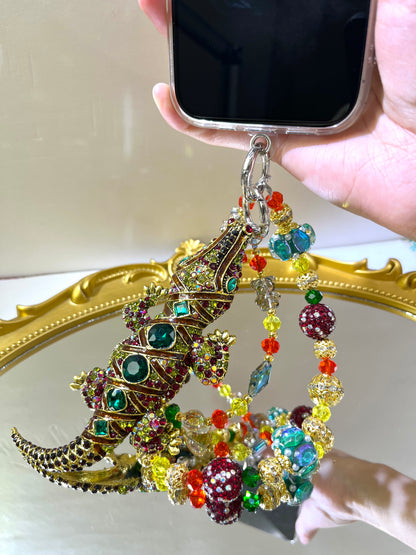 [Usharess] Premium Phone Chain - PP-011 Crocodile