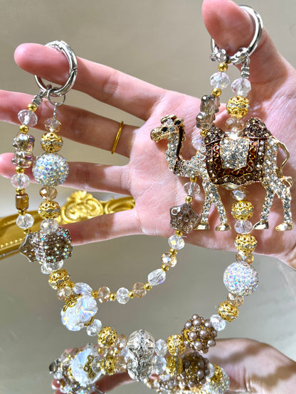 [Usharess] Premium Phone Chain - PP-012 Camel