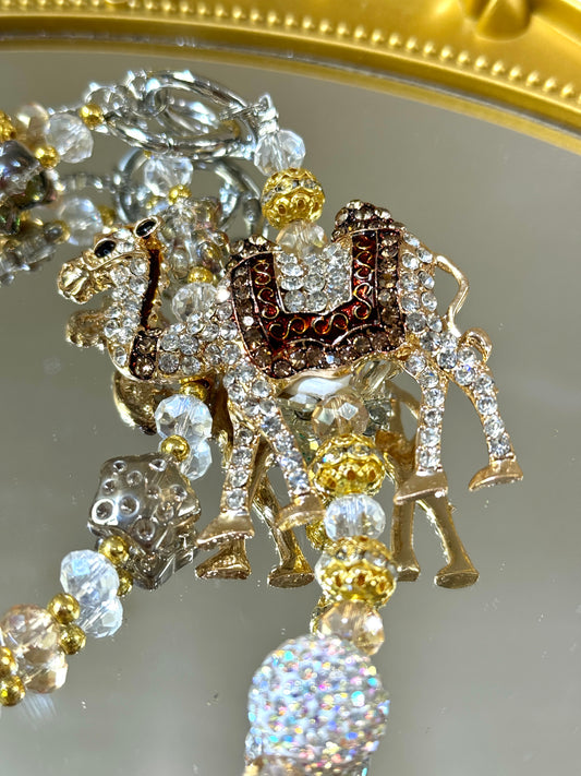 [Usharess] Premium Phone Chain - PP-012 Camel